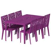 Salon de Jardin - Table & 6 chaises
